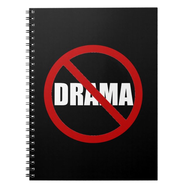 Carnet Aucun drame (Devant)