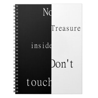 Carnet Aucun trésor à l'intérieur – Ne touchez pas le cah