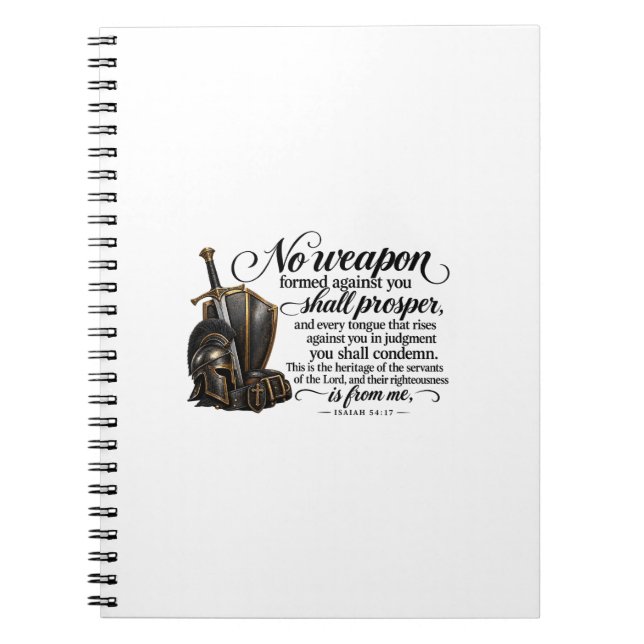 Carnet Aucune arme (Devant)