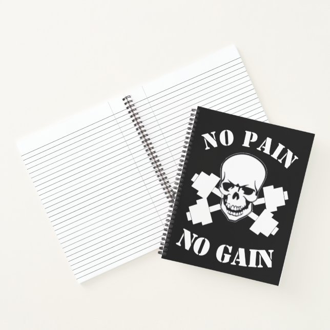 CARNET AUCUNE DOULEUR AUCUN GAIN GYM JOURNALS PROGRESS SU (Intérieur)
