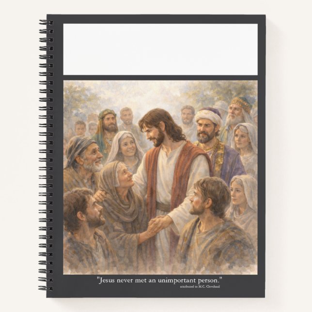 Carnet Aucune personne sans importance (Devant)
