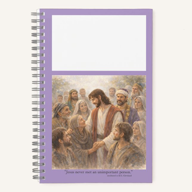 Carnet Aucune personne sans importance (Recto)