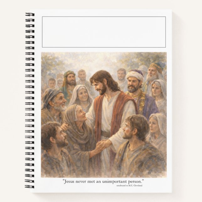 Carnet Aucune personne sans importance (Devant)