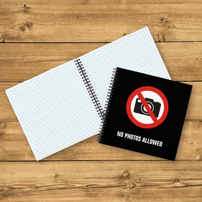 Carnet Aucune photo autorisée (Créateur téléchargé)
