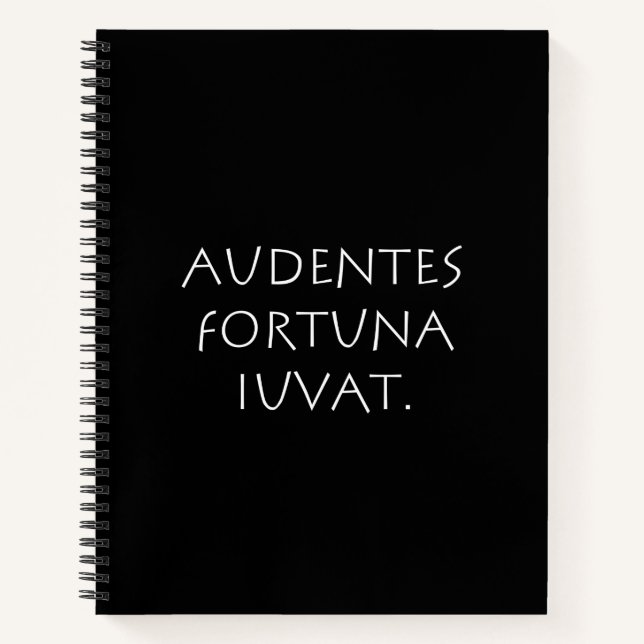 Carnet Audentes heureusement iuvat (Devant)