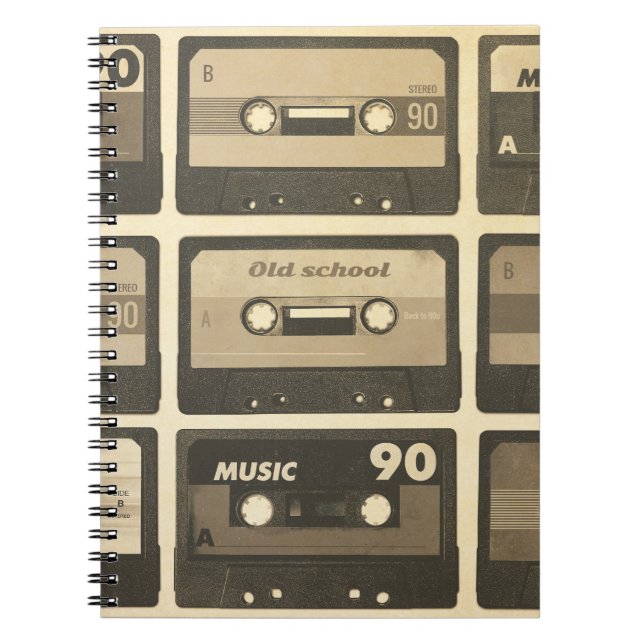Carnet Audio Cassette, Retro Poster Hip-Hop. (Devant)