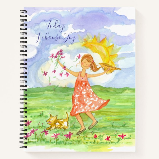 Carnet Aujourd'hui, je choisis Joy Positive Gratitude Jou (Devant)