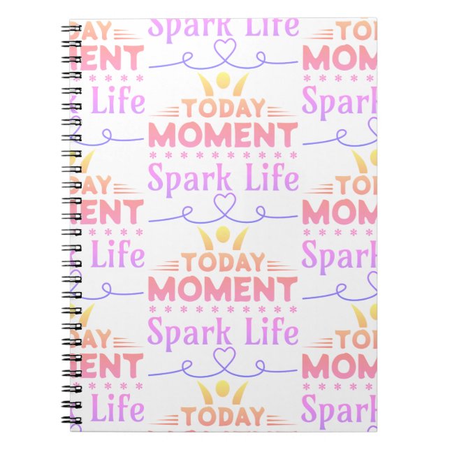 Carnet Aujourd'hui Moment, Sac fourre-tout Spark Life (Devant)