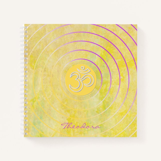 Carnet AUM "Imperial Yellow" (Devant)