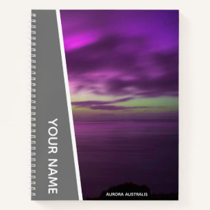Carnet Aurora Australis Lumières Australes Australie Gris