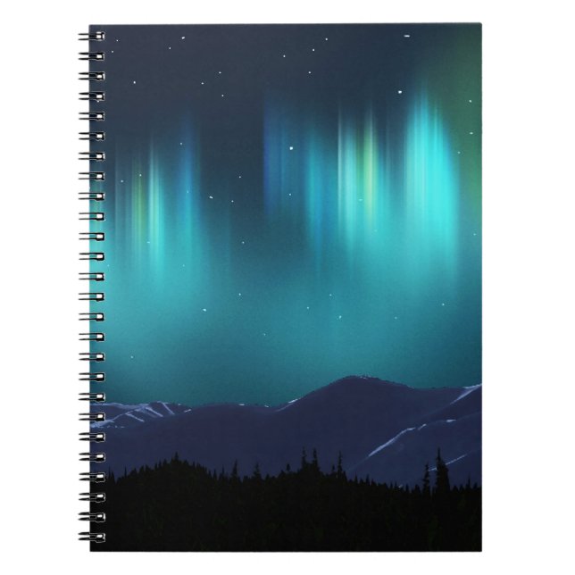 Carnet Aurore Boréale (Devant)