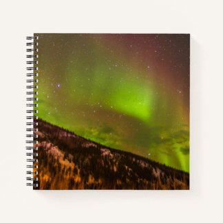 Carnet Aurore Boréale | Montagnes Fairbanks Alaska