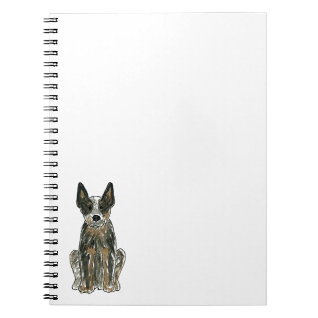 Carnet Australian Cattle Dog Blue Heeler ACD (Devant)
