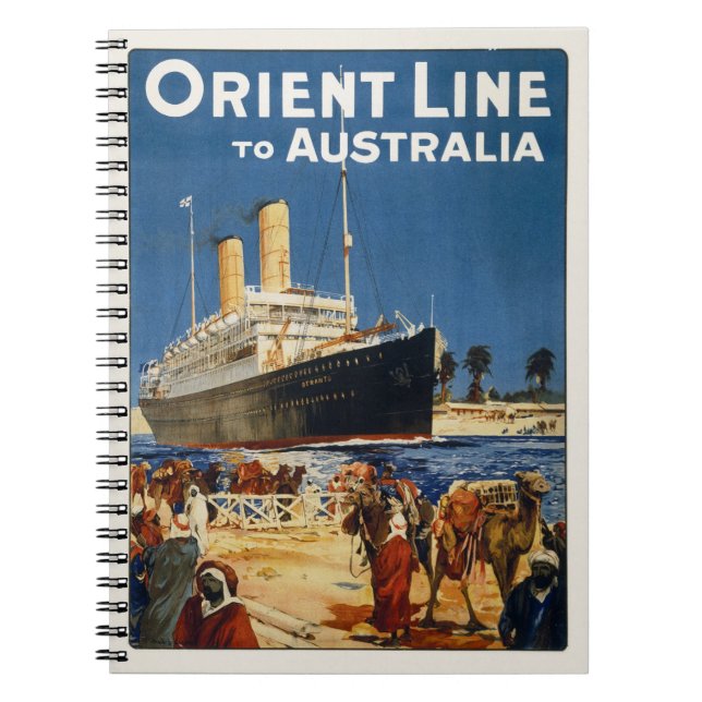 CARNET AUSTRALIE OCEAN LINER OTRANTO (Devant)