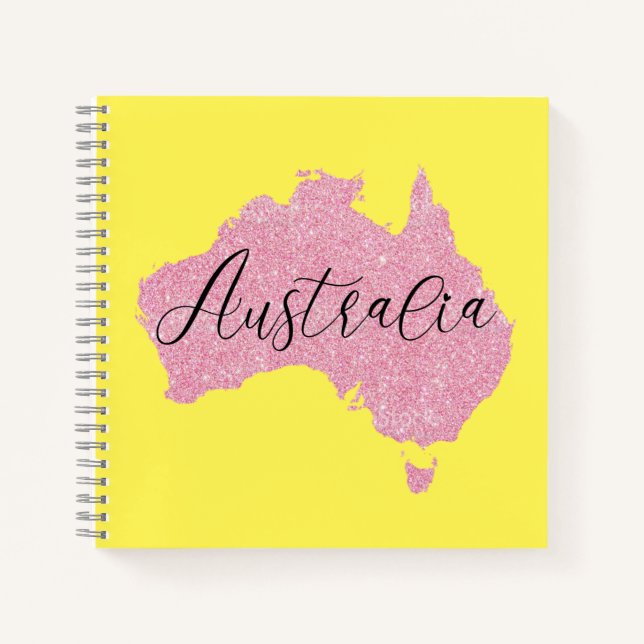 Carnet Australie Pays Couleur brillante (Devant)