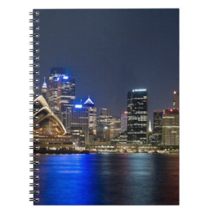 Carnet Australie, Sydney. Skyline avec l'Opéra vu