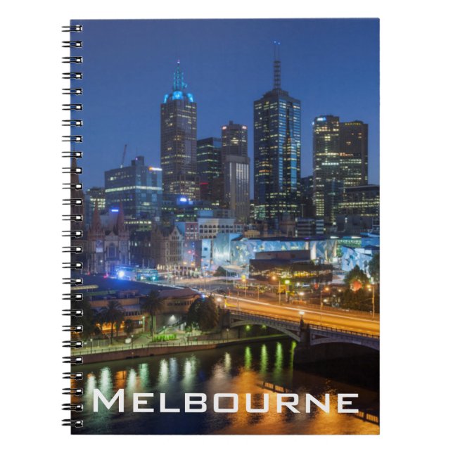 Carnet Australie, Victoria, Melbourne, ciel avec (Devant)