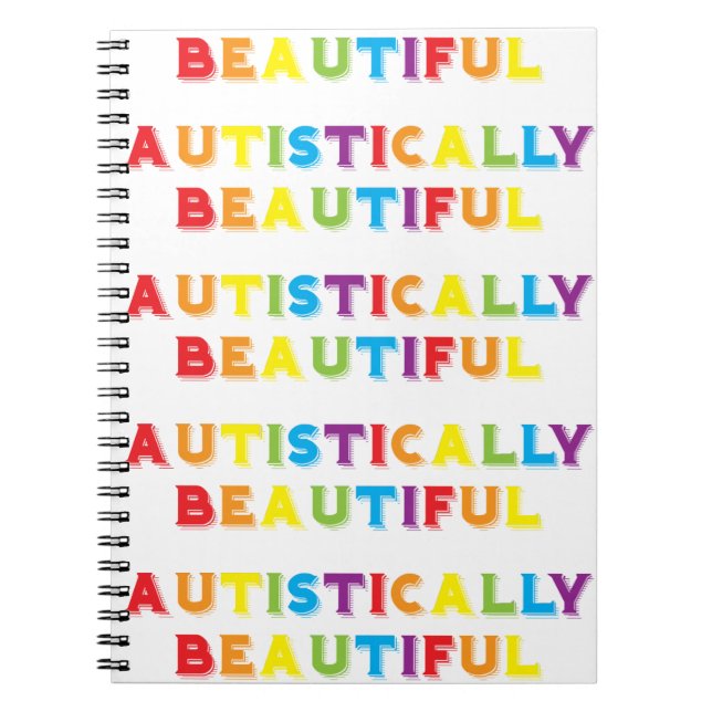 Carnet Autistement Belle (Devant)