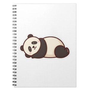 Carnet Autocollant Panda Paresseux Mignon – Panda Endormi