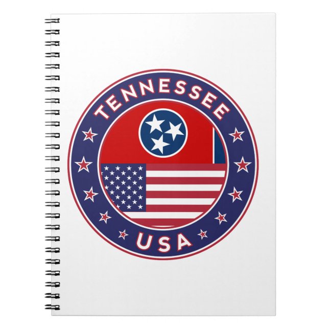 Carnet Autocollant Tennessee, étui téléphonique, sac four (Devant)
