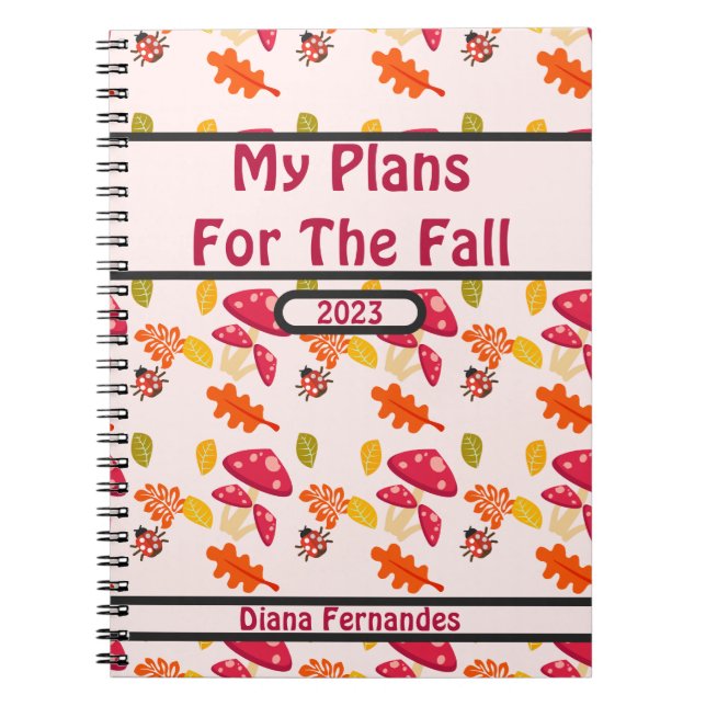 Carnet Automne (Devant)