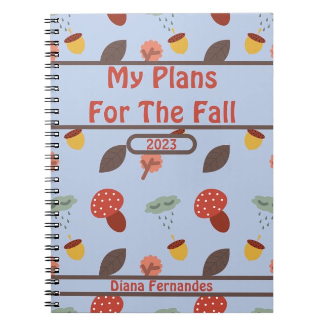 Carnet Automne (Devant)
