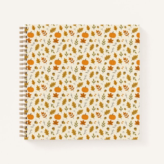 Carnet Automne botanique — Palette de la nature (Devant)
