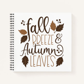 Carnet Automne Breeze Feuilles d'automne