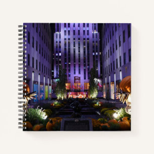 Carnet Automne dans Channel Gardens Rockefeller Center NY