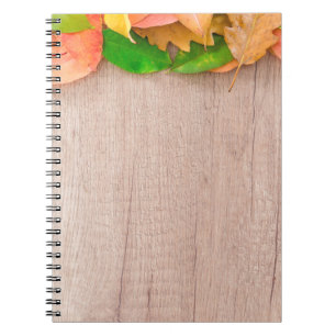 Carnet Automne orange nature rouge jaune