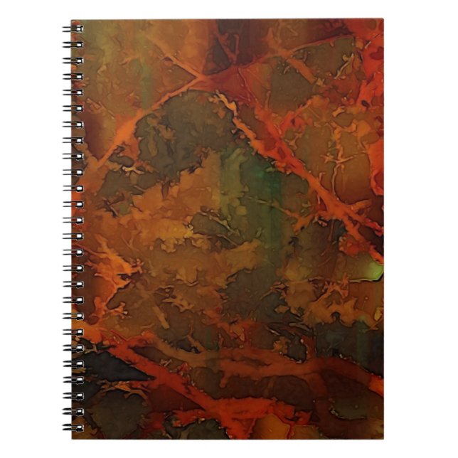 Carnet Automne profond Terre riche automne Abstrait (Devant)