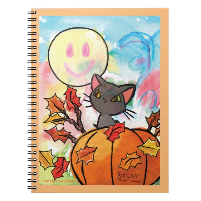 Carnet Automne Purrr-fait - L'art des enfants pour CHOC (Devant)