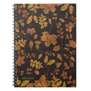 Carnet Automne Russe Golden Feuilles Élégant automne