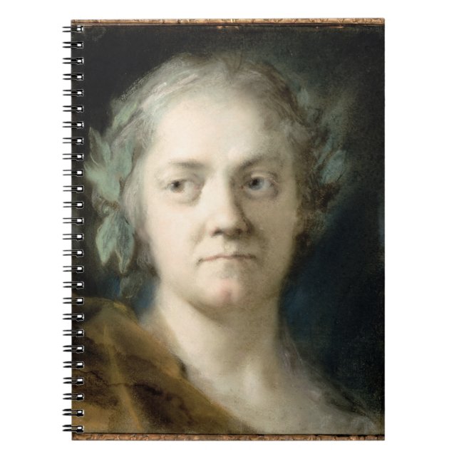 Carnet Autoportrait (huile sur le papier) (Devant)