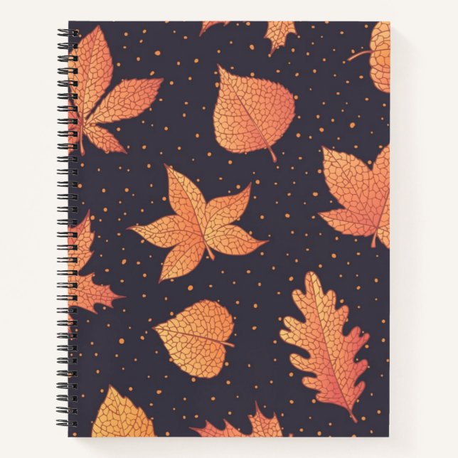 Carnet Autumn pattern (Devant)