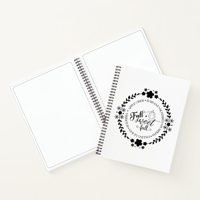 Carnet Autumn Vibes Spiral Notebook & Sketchbook (Intérieur)