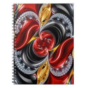 Carnet aux couleurs allemandes Conception abstrait