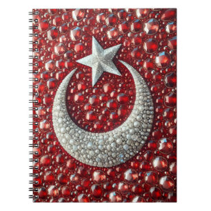 Carnet aux couleurs turques Conception abstraite