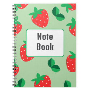 Carnet aux fraises