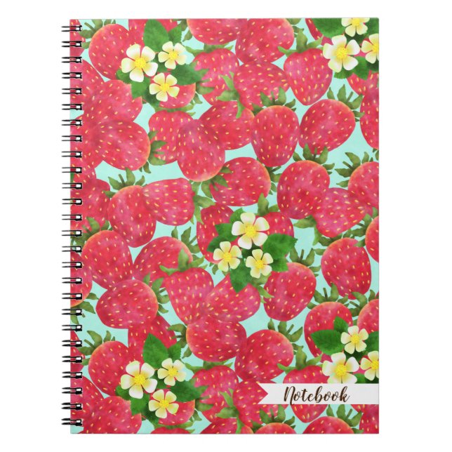 Carnet aux fraises (Devant)