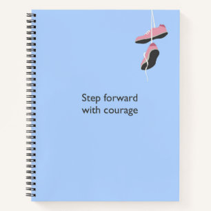 Carnet Avancez avec courage