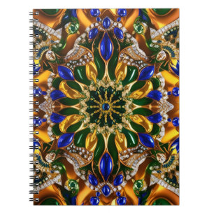 Carnet avec Brésil Couleurs Design abstrait