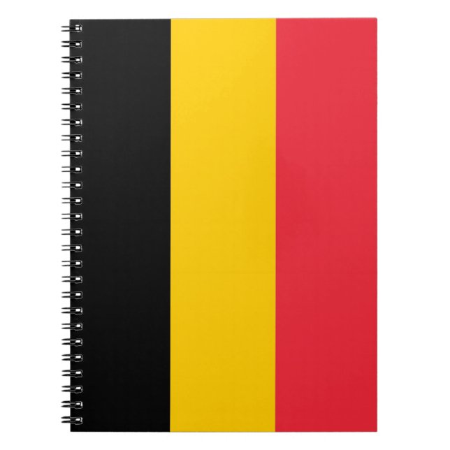 Carnet avec Drapeau de Belgique (Devant)