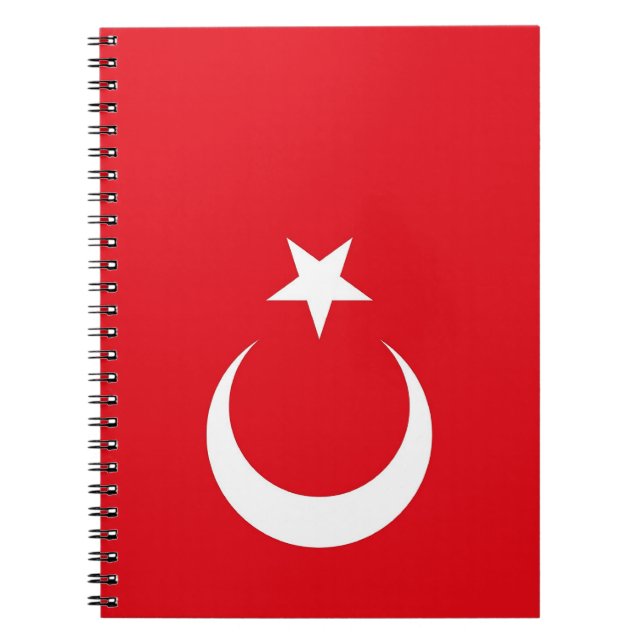 Carnet avec drapeau de la Turquie (Devant)