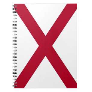Carnet avec drapeau de l'Alabama