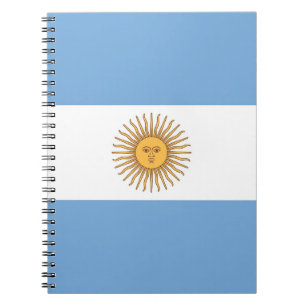 Carnet avec drapeau de l'Argentine