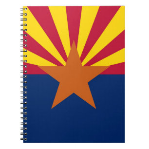 Carnet avec Drapeau de l'Etat d'Arizona