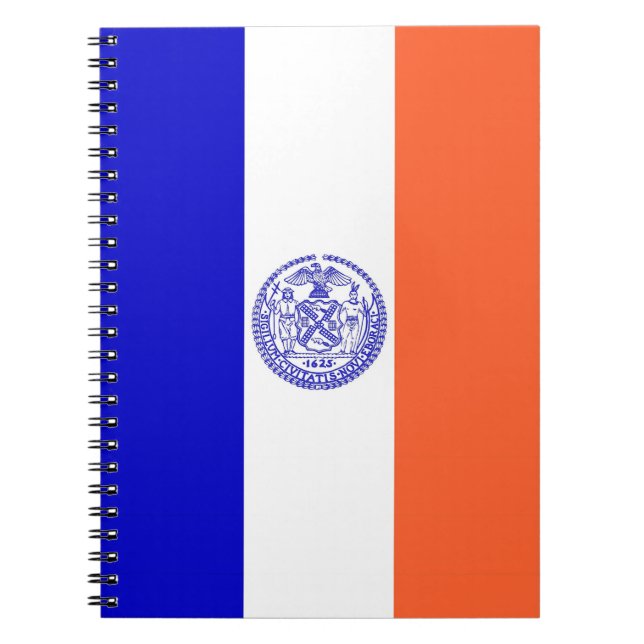 Carnet avec drapeau de New York (Devant)