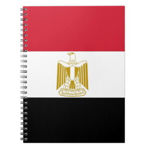 Carnet avec drapeau d'Egypte