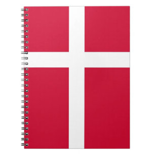 Carnet avec drapeau du Danemark
